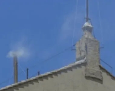 Fumaça branca na Capela Sistina