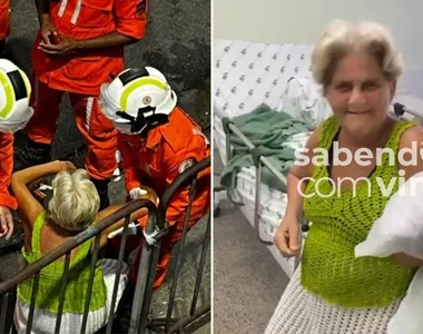 Dona Carmélia foi derrubada por um suposto folião