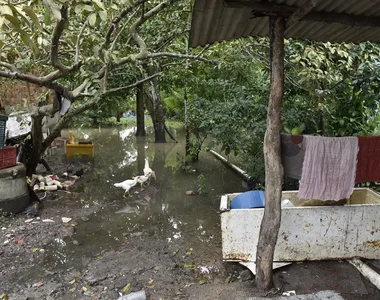 Fortes chuvas atingiram Santo Amaro no fim de semana