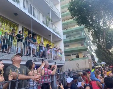 Moradores também curtem a folia no circuito Campo Grande