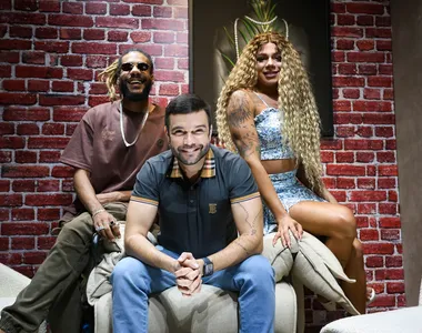Bruno, Neto e Sabrina, da banda Tio Barnabé