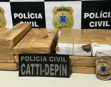 31 kg de maconha foram apreendidas com a passageira de 21 anos