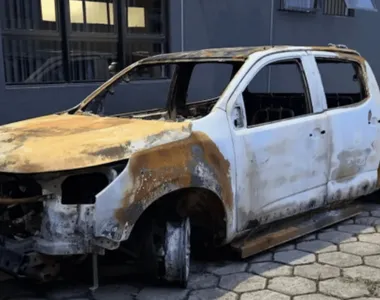 Carro carbonizado era do empresário