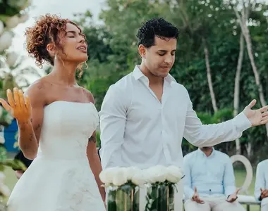 Sthe e Kevi casaram em cerimônia intimista neste ano