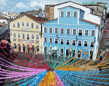 Cidade está em clima junino!