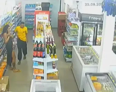 Casal momentos antes da execução