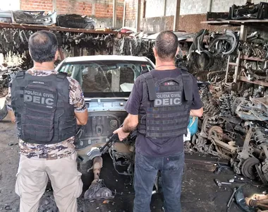 Desmanche foi desarticulado pelas autoridades
