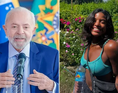 Presidente Lula e Juliana Marins