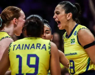 Brasil venceu a Alemanha por 3 sets a 2
