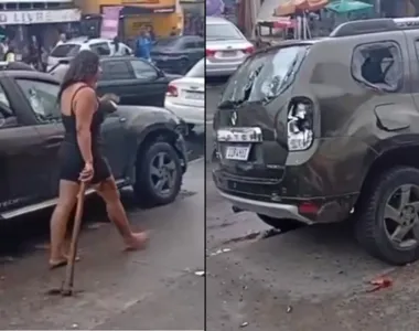 Carro ficou totalmente destruído