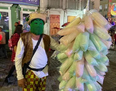 Josenilton, vendedor de algodão doce