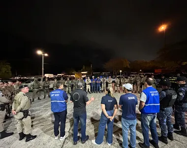A ação contou com várias frentes da Segurança Pública