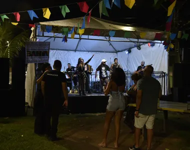 Festa aconteceu na praça do Setor G