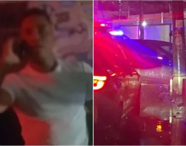 Amigo de Enzo Santana é flagrado retirando bebidas de carro após acidente
