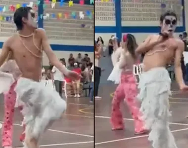 Aluno dança 'Homem com H'