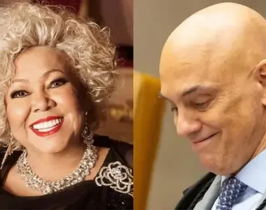 Alcione e Alexandre de Moraes