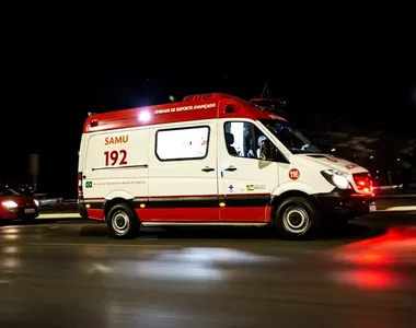 Vítima foi socorrida pelo SAMU