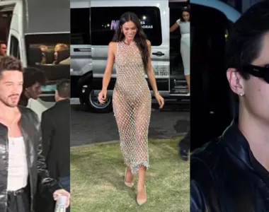 João Guilherme, Bruna Marquezine e Danilo Mesquita