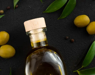 Garrafa de azeite de oliva