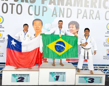 Karateca baiano Paulo Sérgio Nunes Pereira