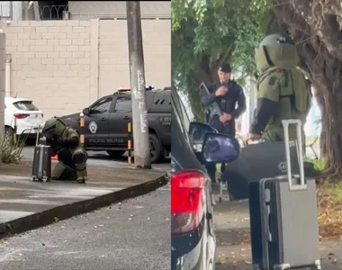 Bope foi mobilizado para atender a ocorrência nesta segunda-feira (25)
