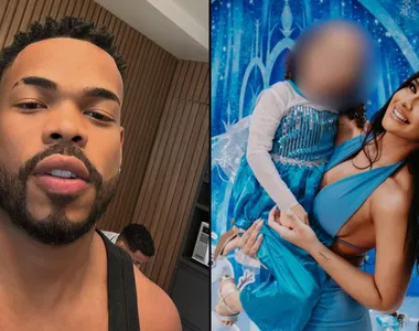 Cristian Bell teve uma filha com a influenciadora Camillinha Nascimento