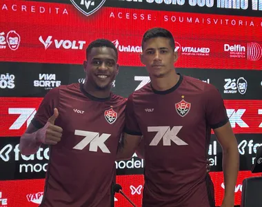 Dudu e Camutanga foram apresentados na tarde desta sexta-feira (29)