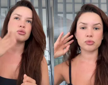Com o rosto menos inchado, Juliette apareceu pra dar fim aos boatos