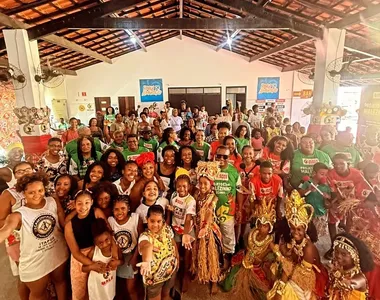 Lançamento do projeto com as primeiras 135 crianças e adolescentes inscritos