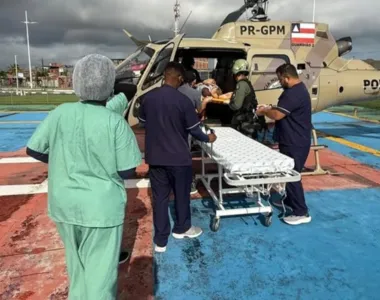 Policial Militar foi socorrido pelo Graer