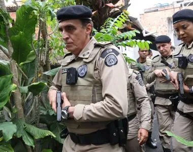 Comandante-geral da Polícia Militar da Bahia, coronel Antônio Carlos Silva Magalhães