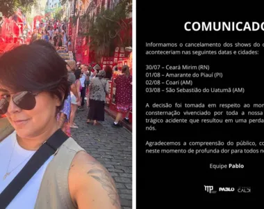 Quatro shows foram cancelados