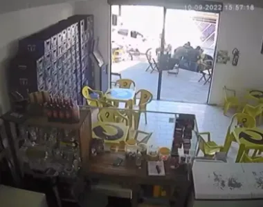 Bar onde Leonam Andrade estava quando foi sequestrado