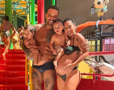 Um dos bebês de Clara Maia e André Coelho morreu
