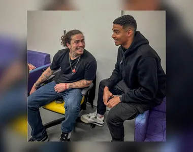 Comediante compartilhou o momento nas redes sociais