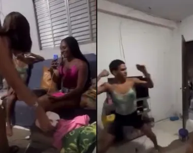 Mulheres trans brigam por causa de marmita