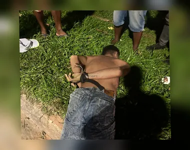 Antes de ser preso, homem precisou ser atendido pelo SAMU