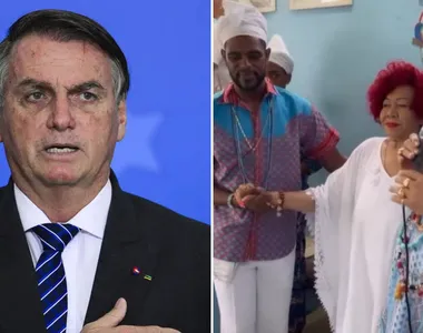 Bolsonaro e Alcione