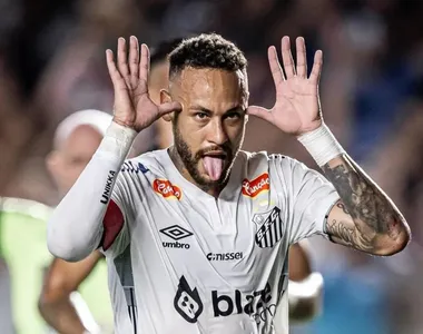 Neymar Jr., atacante do Santos