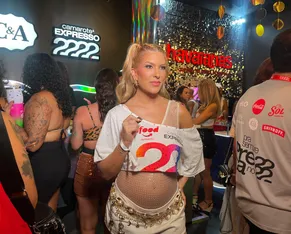 Lore Improta rebate críticas por cair na gandaia mesmo grávida - Imagem