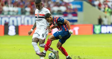 Imagem ilustrativa da imagem Freguesia? Bahia quer 'bagaçar' jejum de seis anos contra o São Paulo