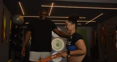 Imagem ilustrativa da imagem Gestante ativa vai à batalha e prova benefícios da atividade física