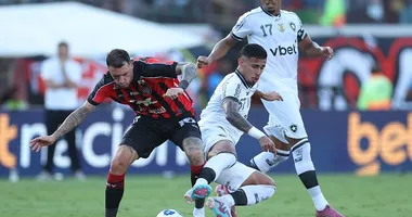 Imagem ilustrativa da imagem Vitória não faz lição de casa e empata com o Botafogo