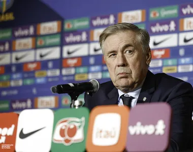 Carlo Ancelotti, técnico da Seleção Brasileira