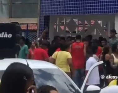 Evento foi registrado no Colégio Estadual Ministro Aliomar Baleeiro, no bairro de Pernambués