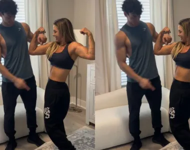 Filho mais novo do casal se prepara intensamente para competição