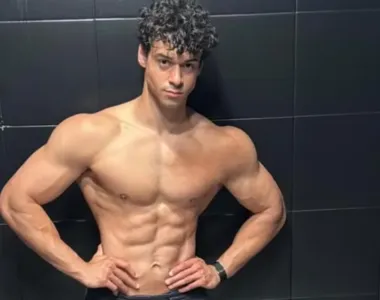 Filho dos artistas estreou esse ano no fisiculturismo