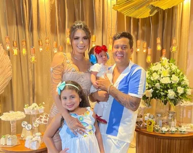 Thiago é casado com Thayná Santiago