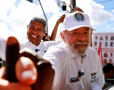 Presidente Lula e o governador da Bahia, Jerônimo Rodrigues