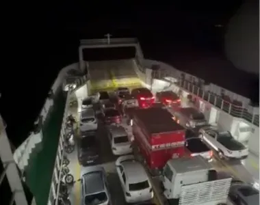 Mau tempo interrompeu a circulação de parte dos ferries